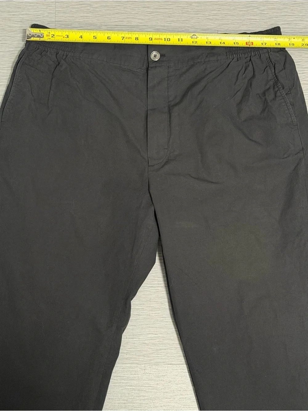 Gucci Men's Gray 100% Cotton Elastic Waist Trousers Pants Size IT 54